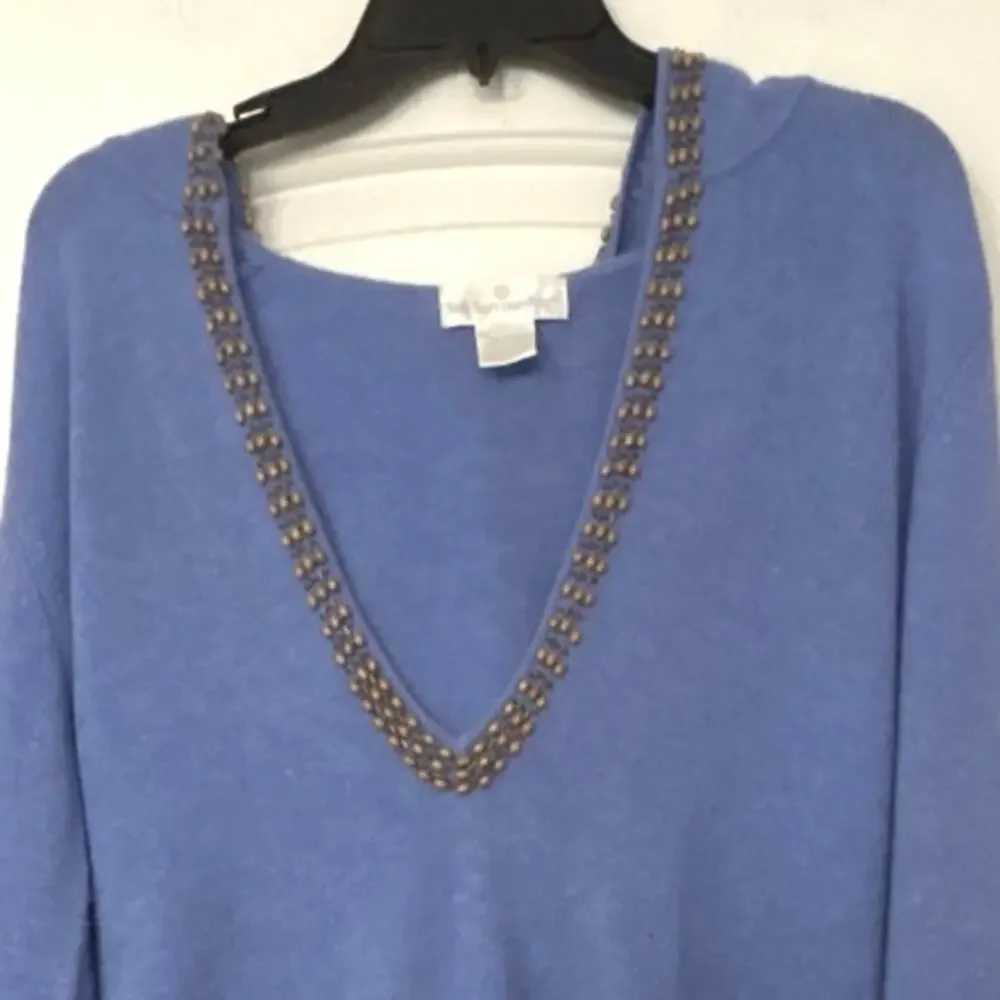 Soft Surroundings Cashmere V-Neck Sweater - Picture 3 of 10